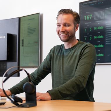 Bart Egberts Ontmoet Bart, senior infrastructuur manager.