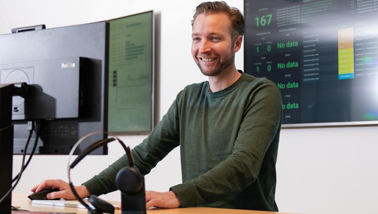 Bart Egberts Ontmoet Bart, senior infrastructuur manager.